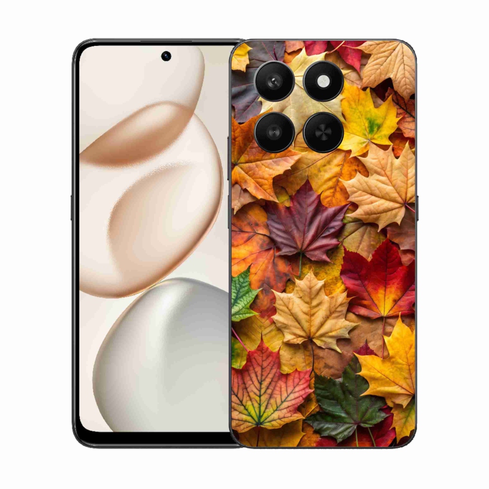 Zselés borítás mmCase a Honor 400 Smart 5G/4G/Honor X7d készülékhez - juharlevelek 2