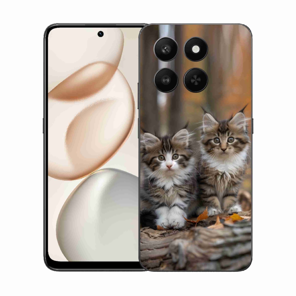 mmCase gélhuzat az Honor 400 Smart 5G/4G/Honor X7d készülékhez – macska-duó 3