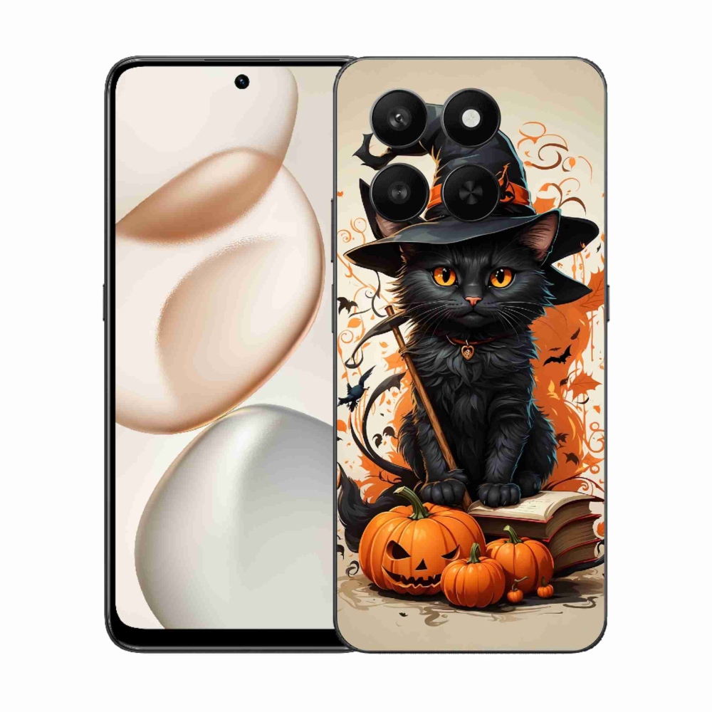 Zselés borítás mmCase a Honor 400 Smart 5G/4G/Honor X7d készülékhez - cat wizard