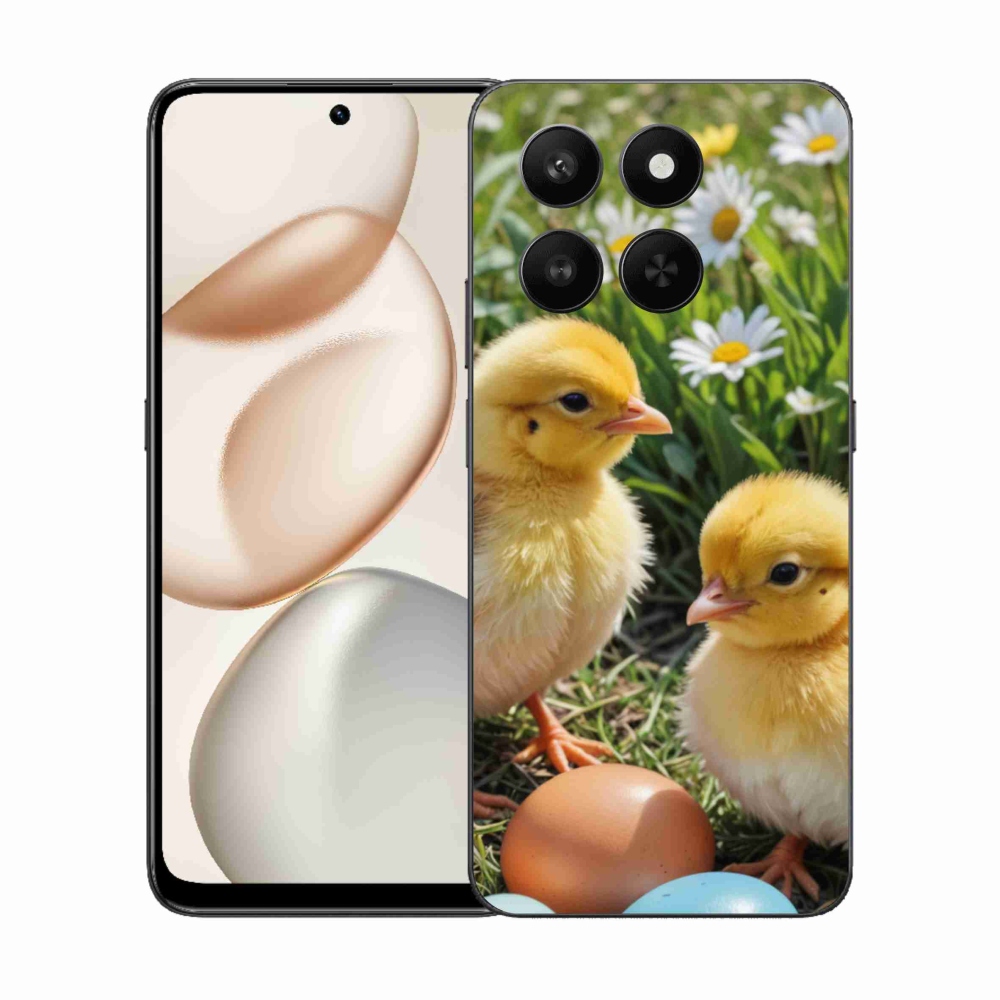 Zselés borító mmCase a Honor 400 Smart 5G/4G/Honor X7d készülékhez - csibék