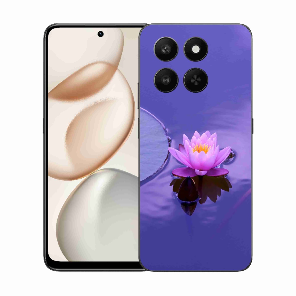 Zselés borító mmCase a Honor 400 Smart 5G/4G/Honor X7d számára - virág a felületen