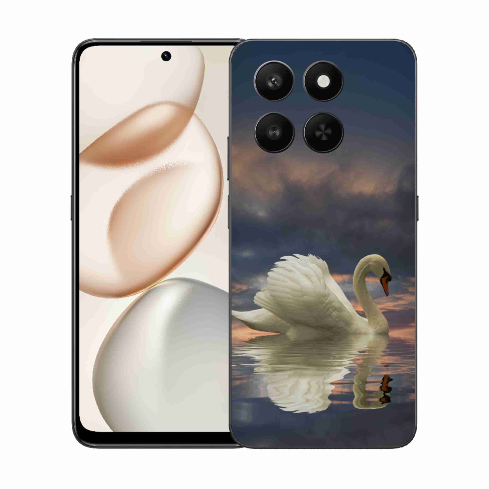 Zselés borítás mmCase a Honor 400 Smart 5G/4G/Honor X7d készülékhez - hattyú