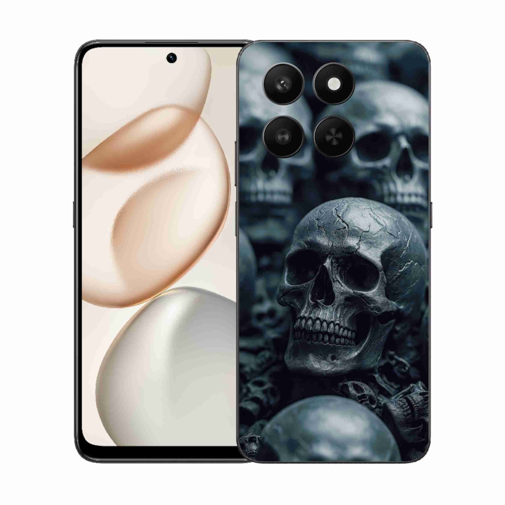 Gél borítás mmCase a Honor 400 Smart 5G/4G/Honor X7d számára - Skull 2