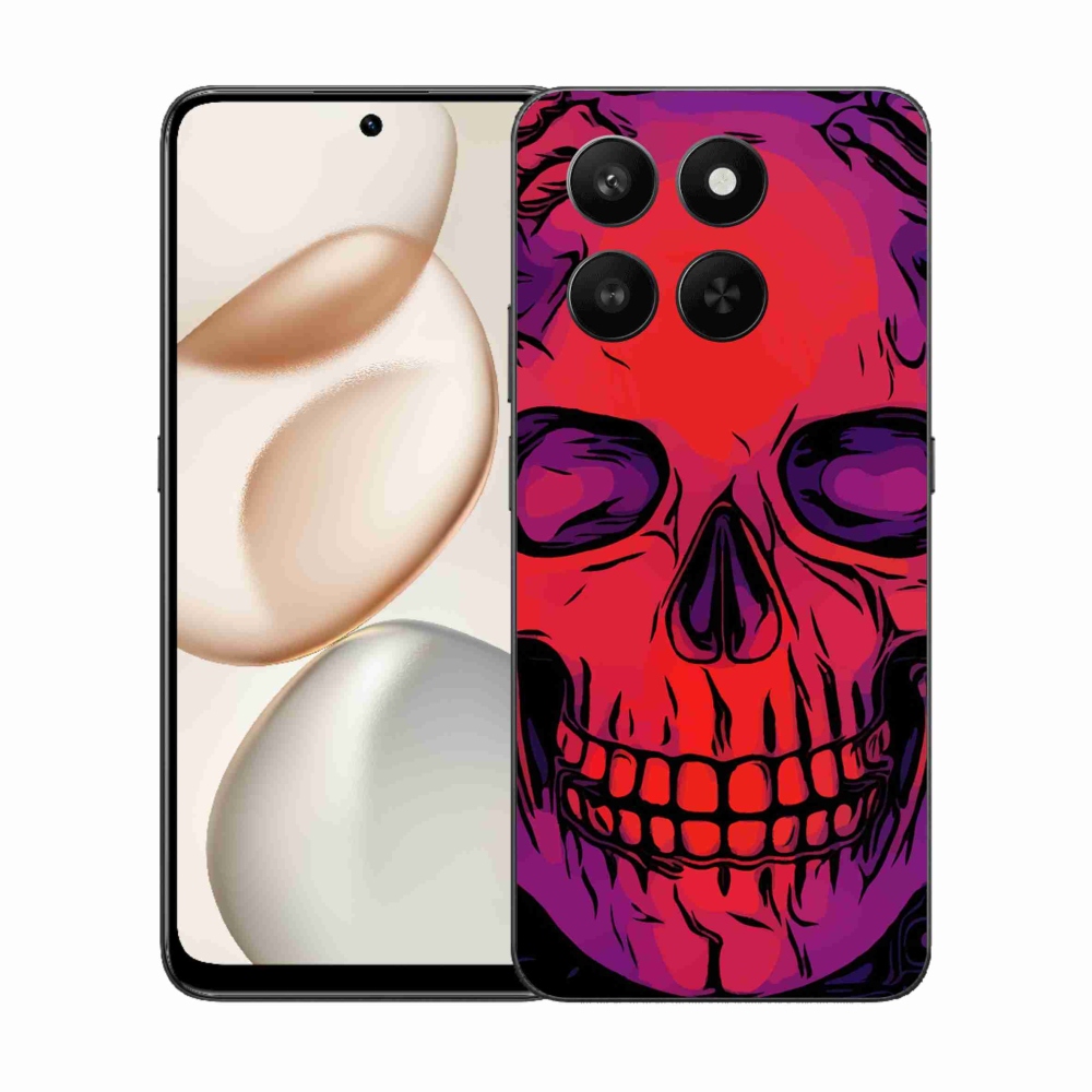 Zselés borítás mmCase a Honor 400 Smart 5G/4G/Honor X7d számára - koponya