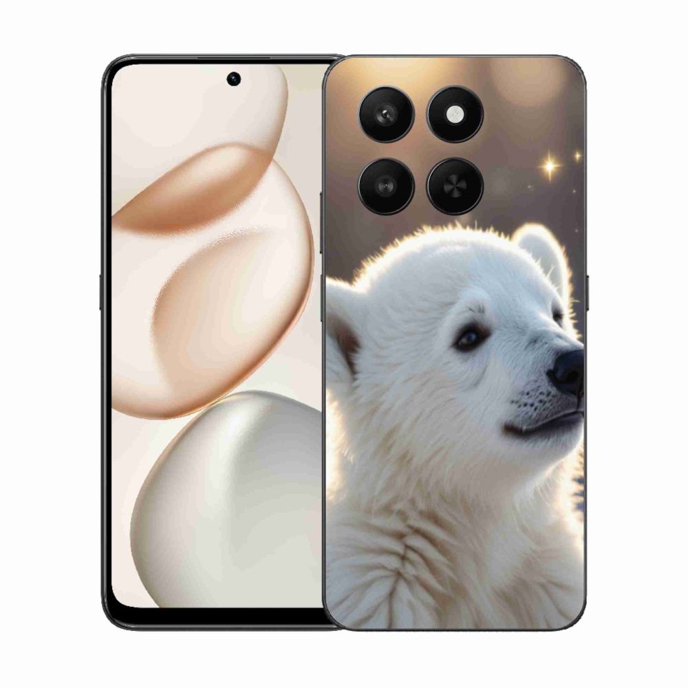 Zselés borító mmCase a Honor 400 Smart 5G/4G/Honor X7d készülékhez - jegesmedve