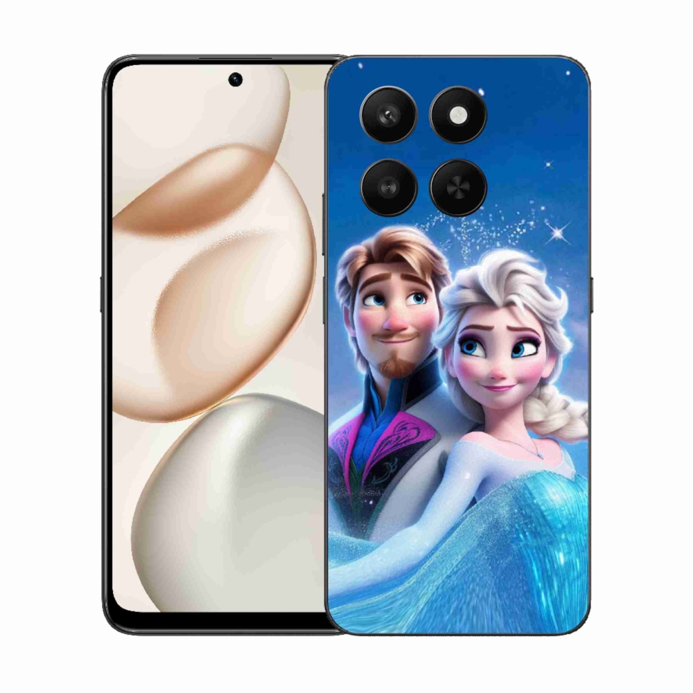 Gél védőburkolat mmCase a Honor 400 Smart 5G/4G/Honor X7d számára - Ice Kingdom 1