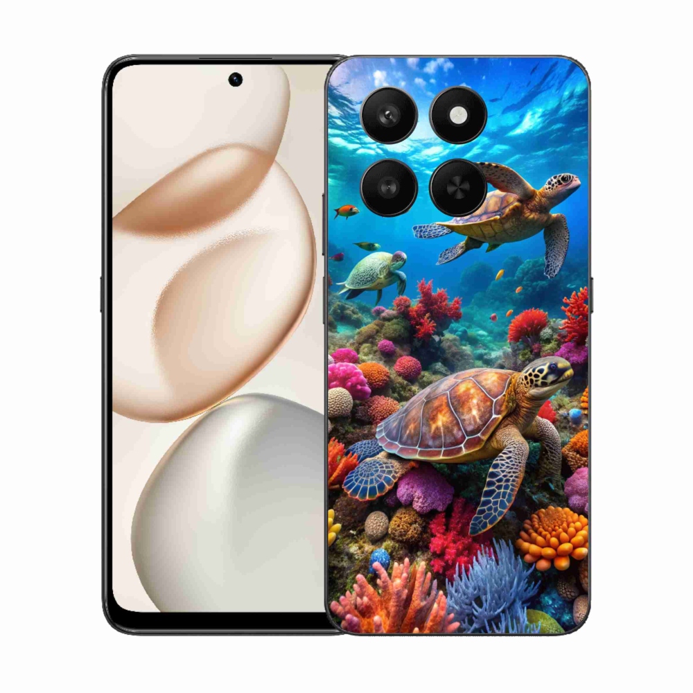 Gél borító mmCase a Honor 400 Smart 5G/4G/Honor X7d készülékhez - Sea World 2