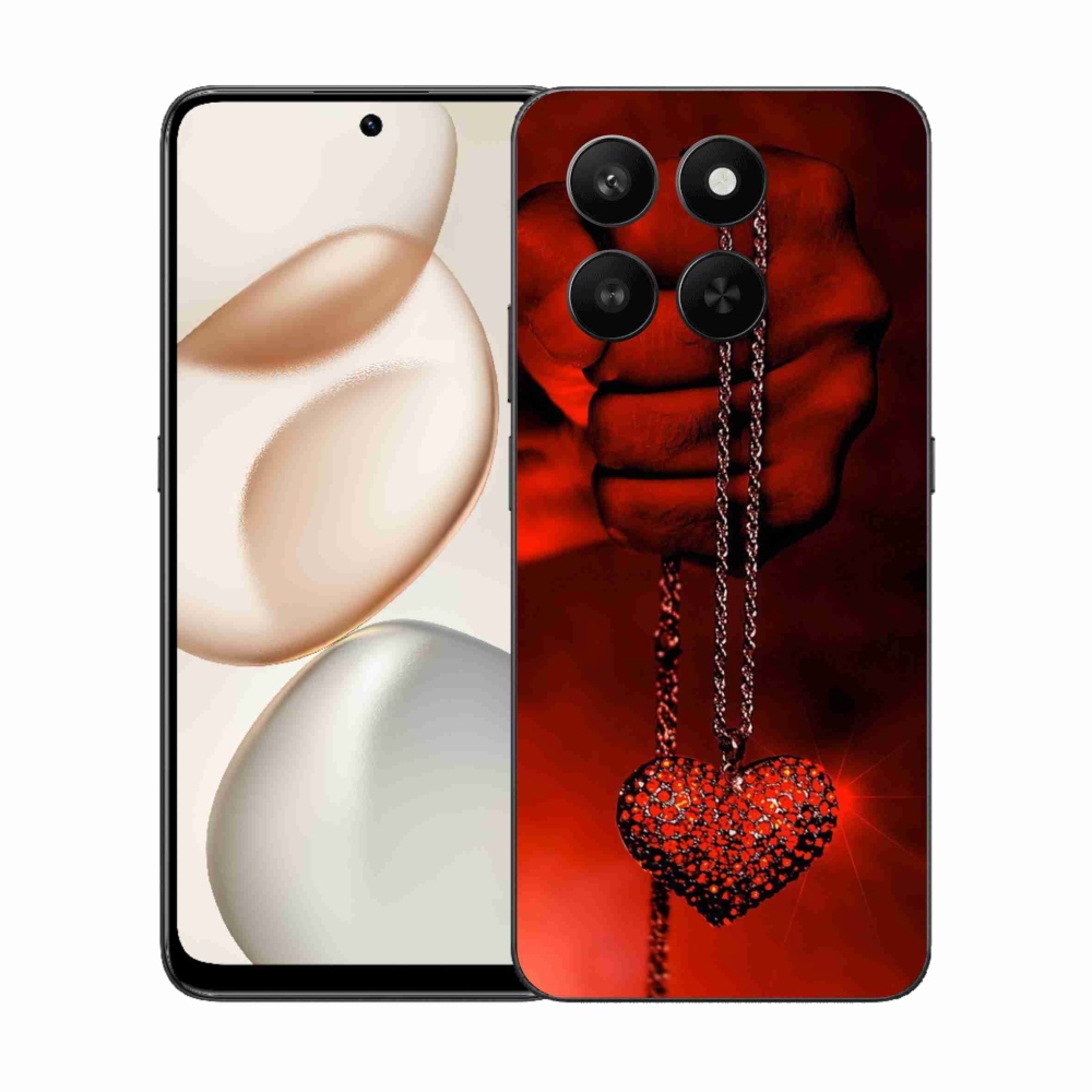 Zselés borítás mmCase a Honor 400 Smart 5G/4G/Honor X7d készülékhez - nyaklánc