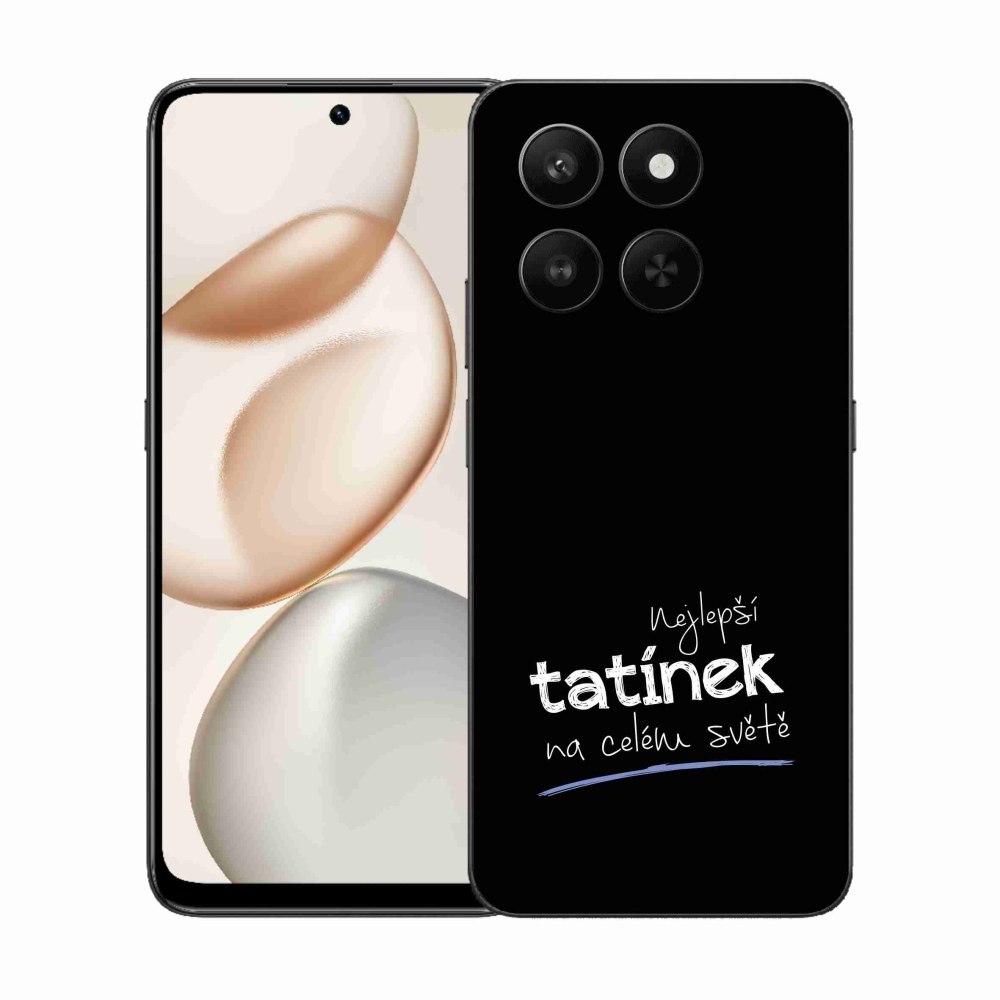 Gél borítás mmCase a Honor 400 Smart 5G/4G/Honor X7d számára - Best Daddy 4 fekete háttérrel