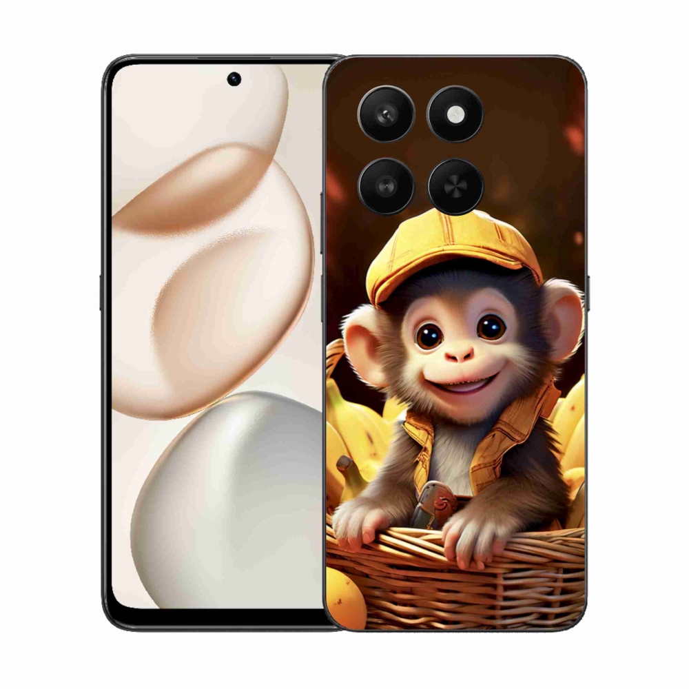 mmCase gél tok az Honor 400 Smart 5G/4G/Honor X7d készülékhez – majom a kosárban