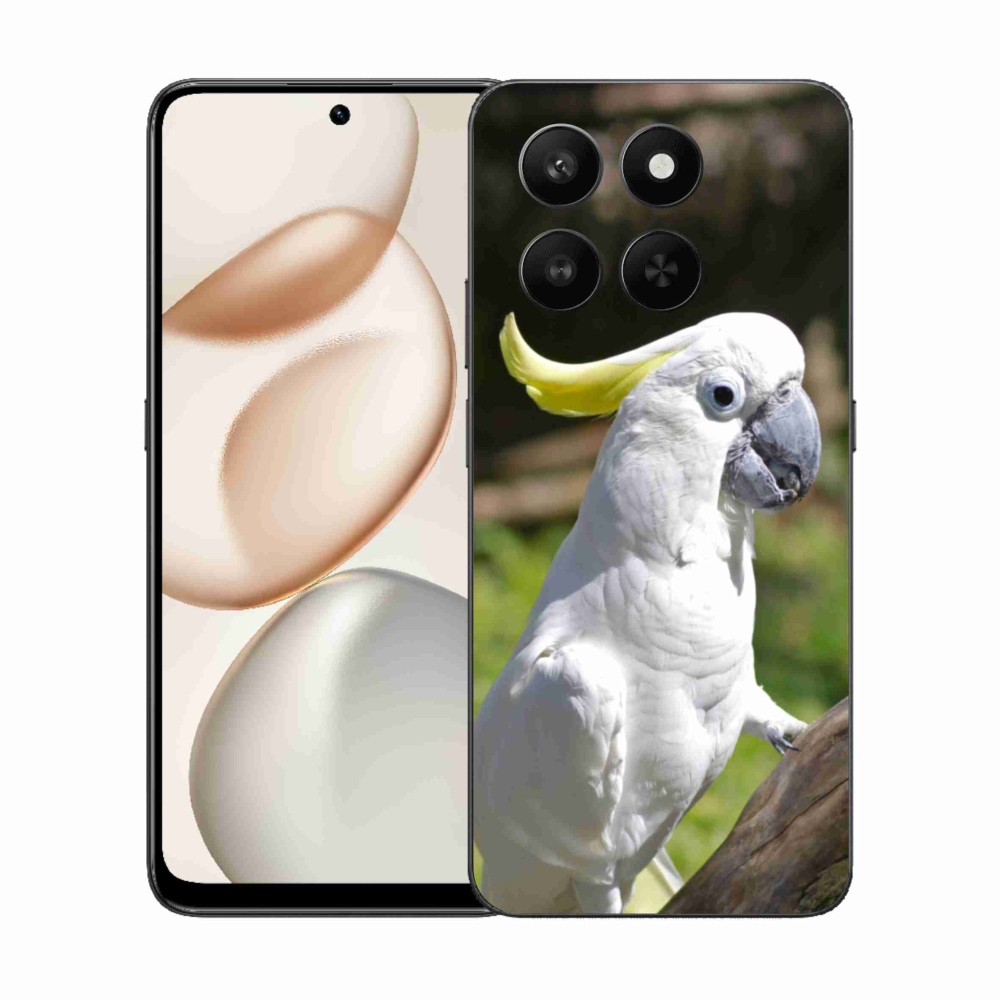 Zselés borítás mmCase a Honor 400 Smart 5G/4G/Honor X7d számára - papagáj kakadu 2