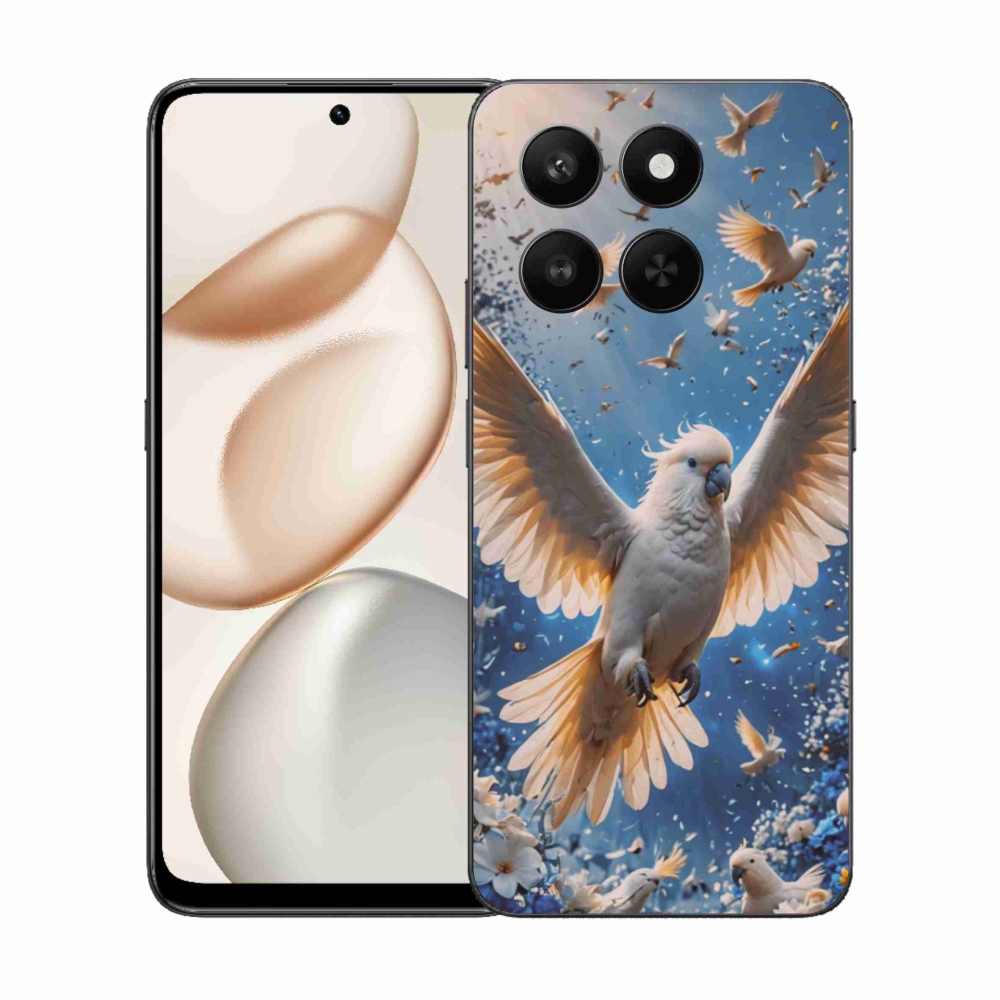 Zselés borítás mmCase a Honor 400 Smart 5G/4G/Honor X7d készülékhez - kakadu papagáj