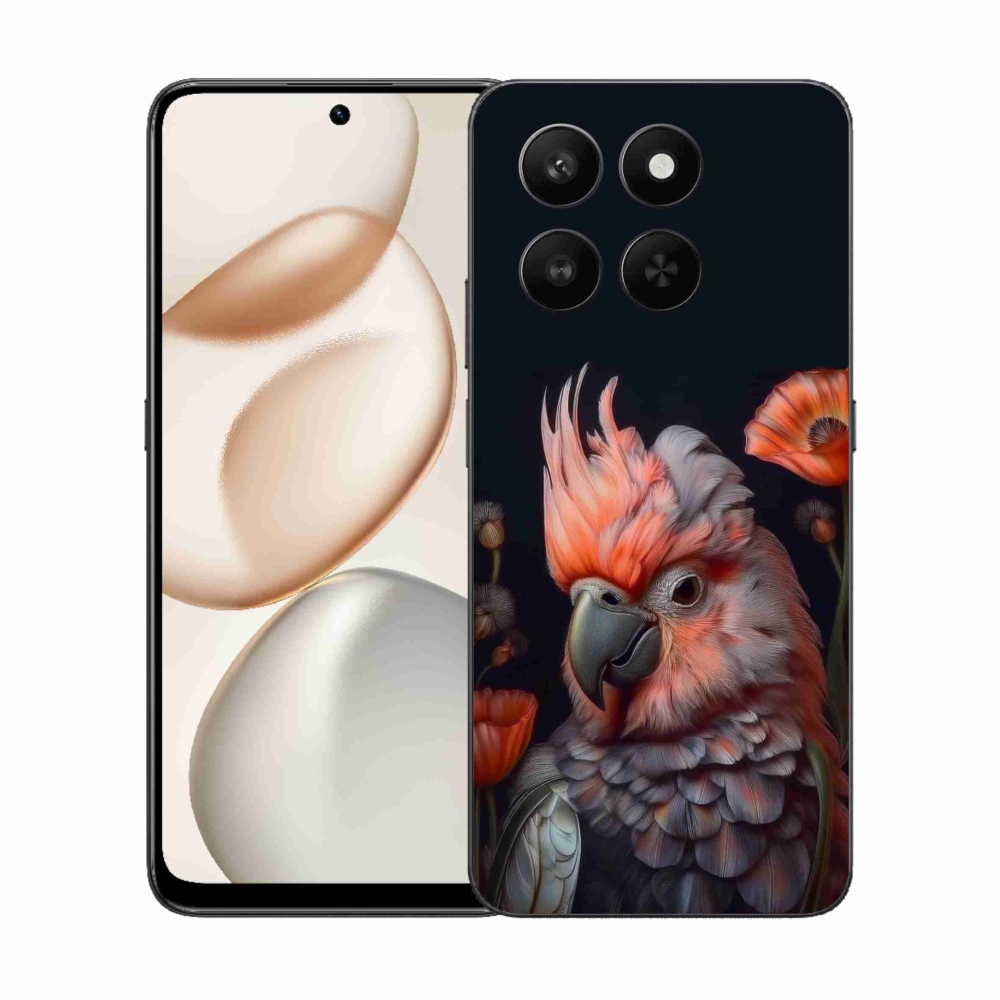 mmCase gél tok az Honor 400 Smart 5G/4G/Honor X7d készülékhez – színes kakadu papagáj
