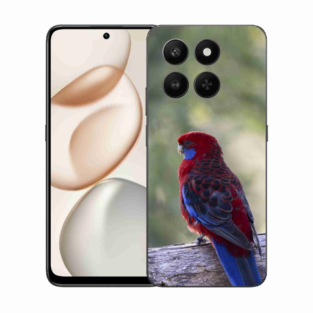 Zselés borítás mmCase a Honor 400 Smart 5G/4G/Honor X7d készülékhez - papagáj rosela