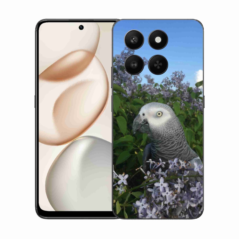 Zselés borítás mmCase a Honor 400 Smart 5G/4G/Honor X7d készülékhez - papagáj