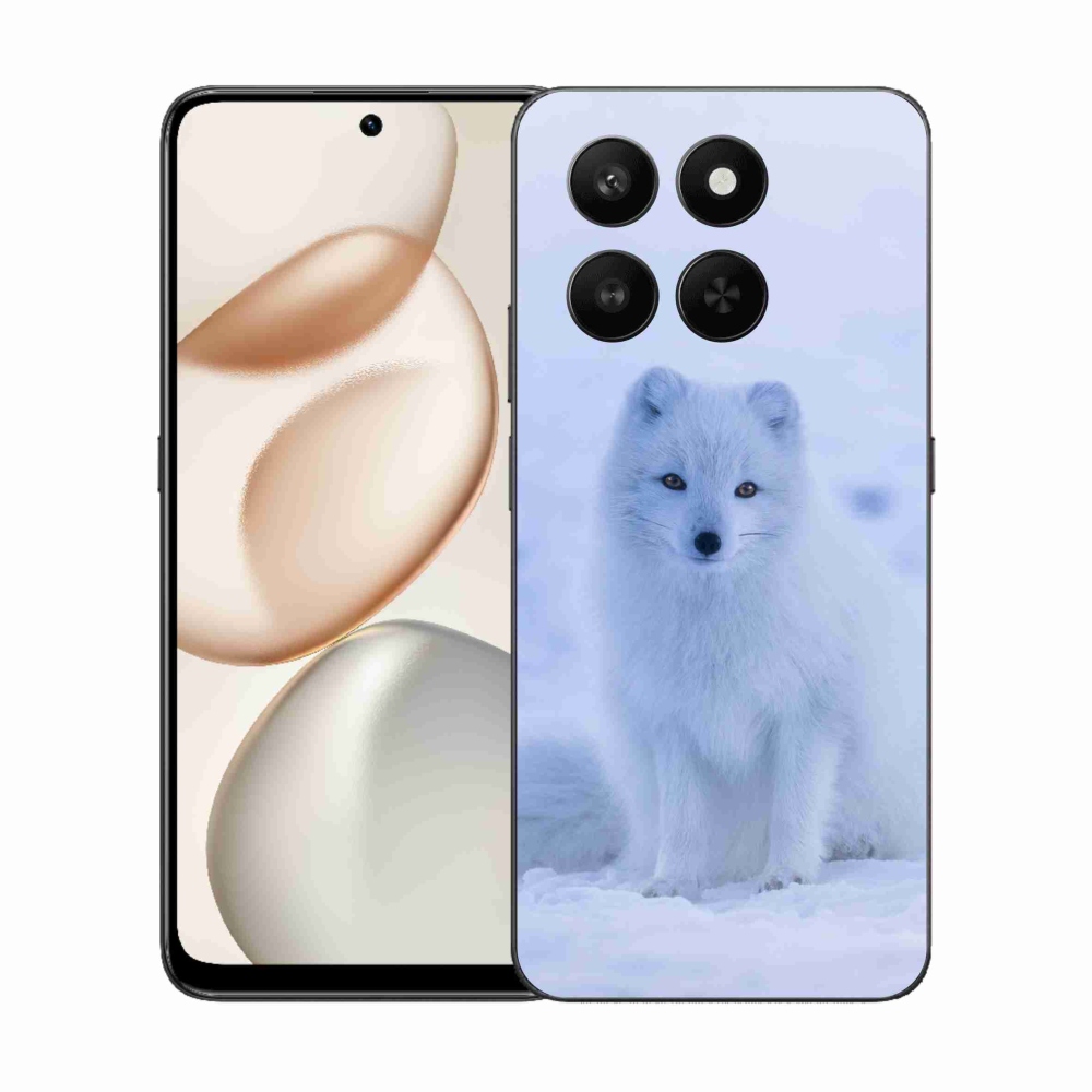 Zselés borítás mmCase a Honor 400 Smart 5G/4G/Honor X7d készülékhez - polár róka
