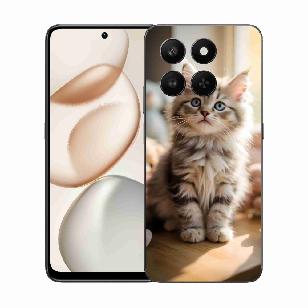 mmCase gél tok az Honor 400 Smart 5G/4G/Honor X7d készülékhez – aranyos cica 10