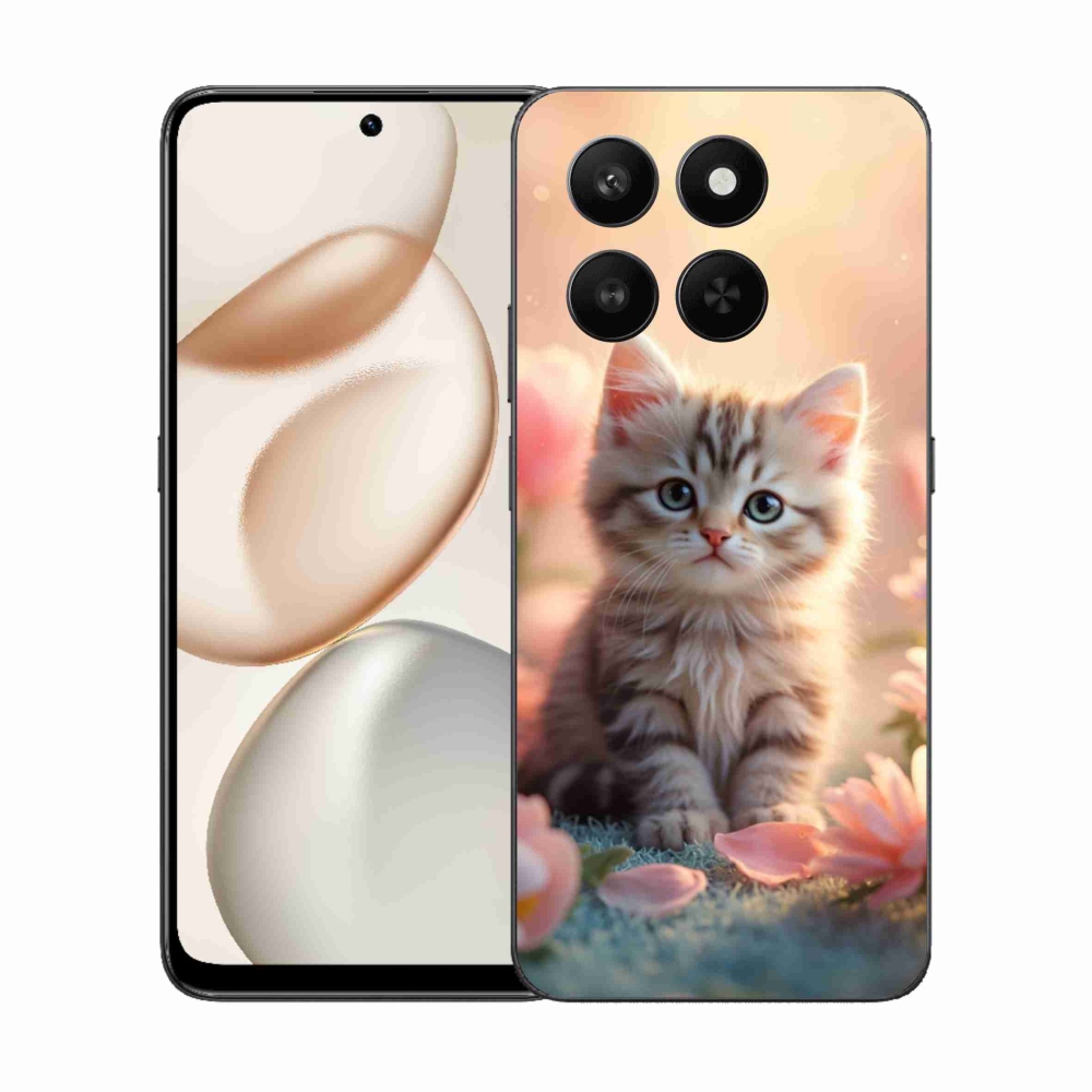 Gél borító mmCase a Honor 400 Smart 5G/4G/Honor X7d számára - aranyos cica 8