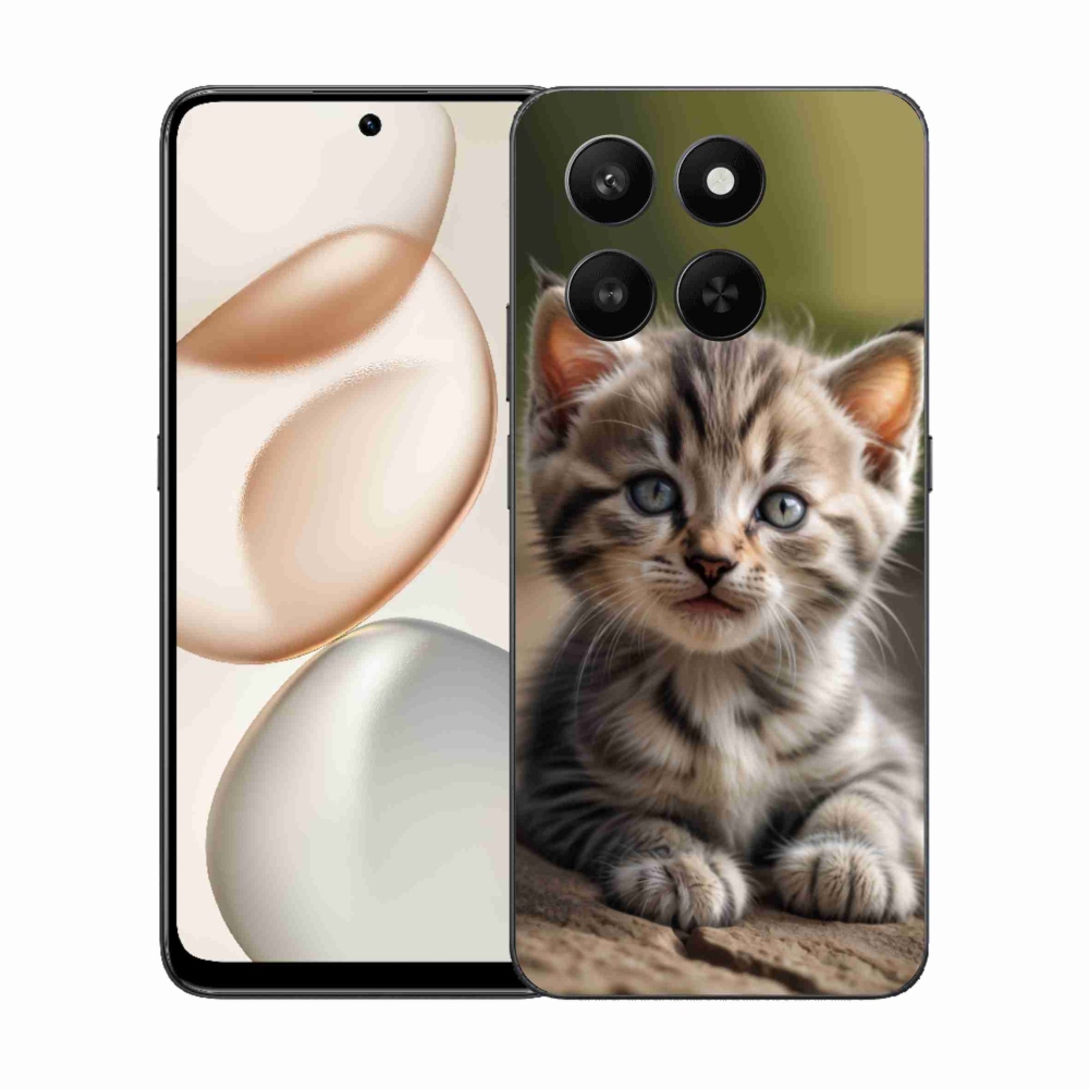 Gél borító mmCase a Honor 400 Smart 5G/4G/Honor X7d számára - aranyos cica 9