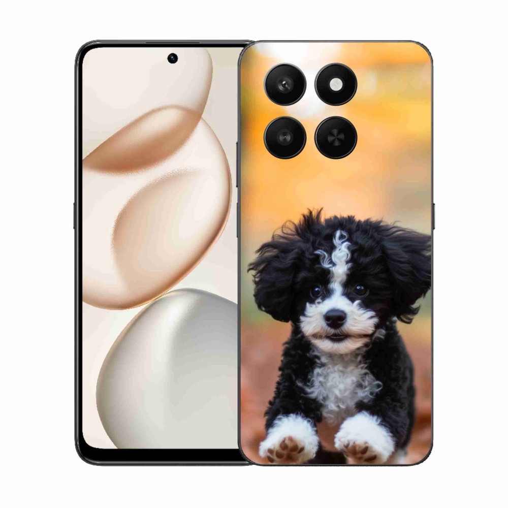 Zselés borítás mmCase a Honor 400 Smart 5G/4G/Honor X7d számára - aranyos kiskutya 2