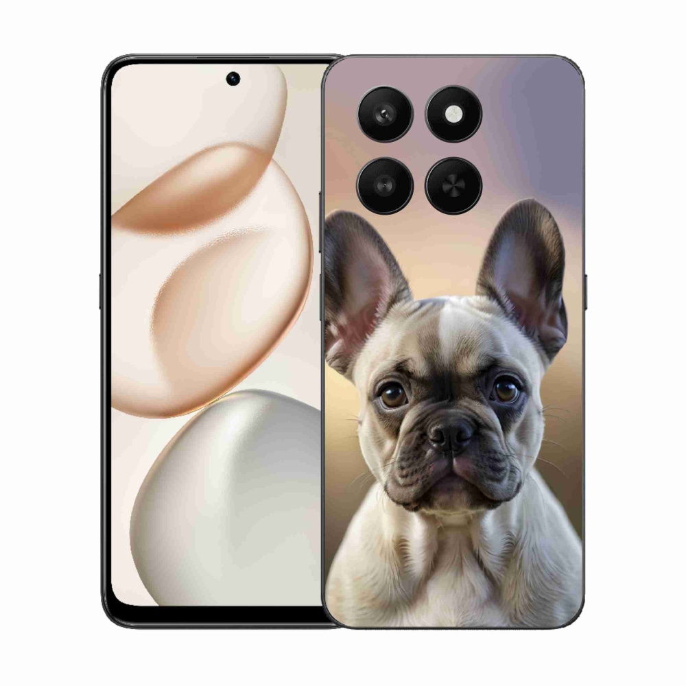mmCase gél tok az Honor 400 Smart 5G/4G/Honor X7d készülékhez – aranyos francia buldog
