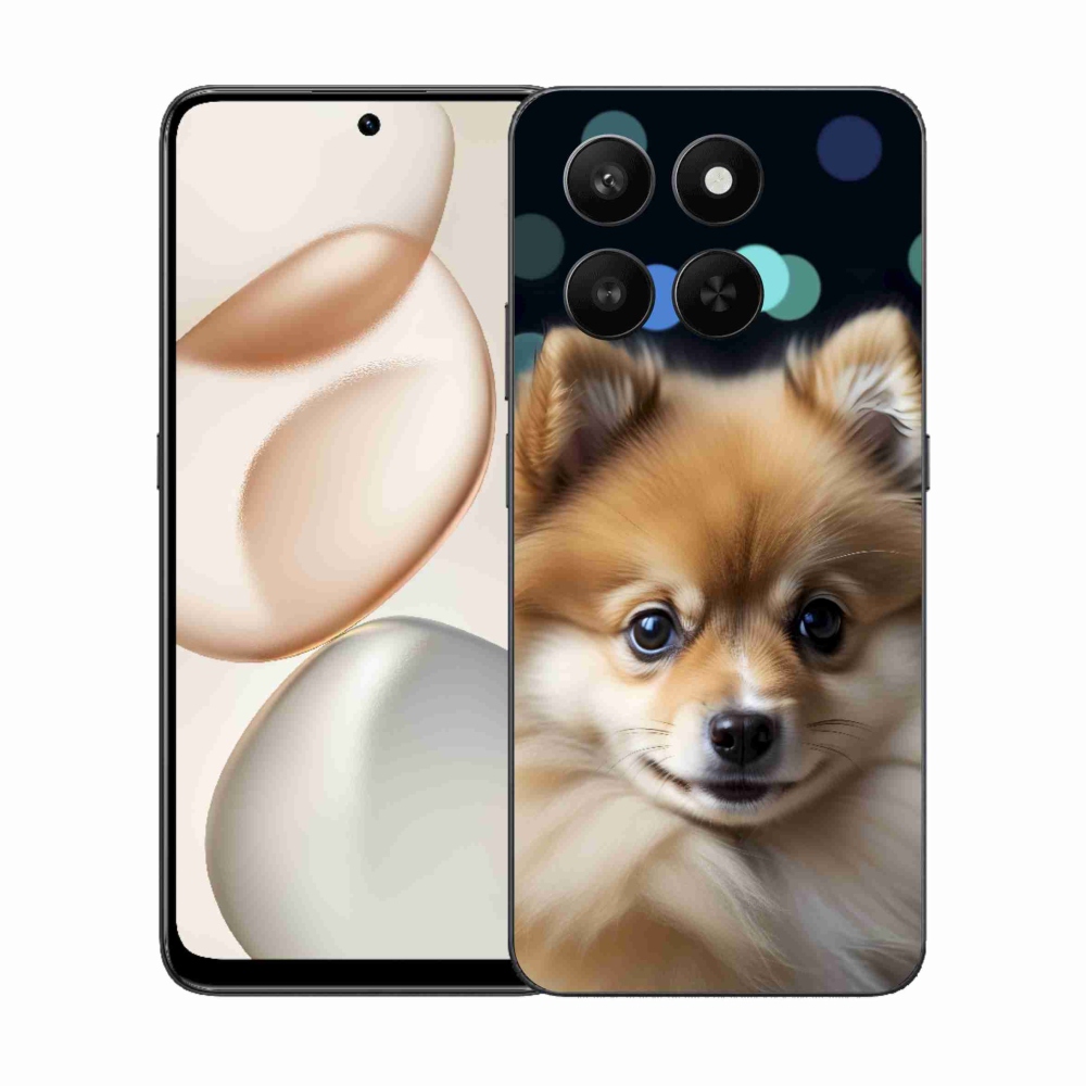 mmCase géltok az Honor 400 Smart 5G/4G/Honor X7d készülékhez – aranyos pomerániai kutyus