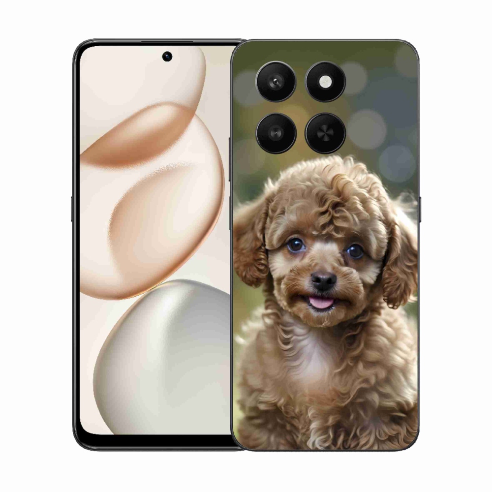mmCase gél tok az Honor 400 Smart 5G/4G/Honor X7d készülékhez – aranyos pudli