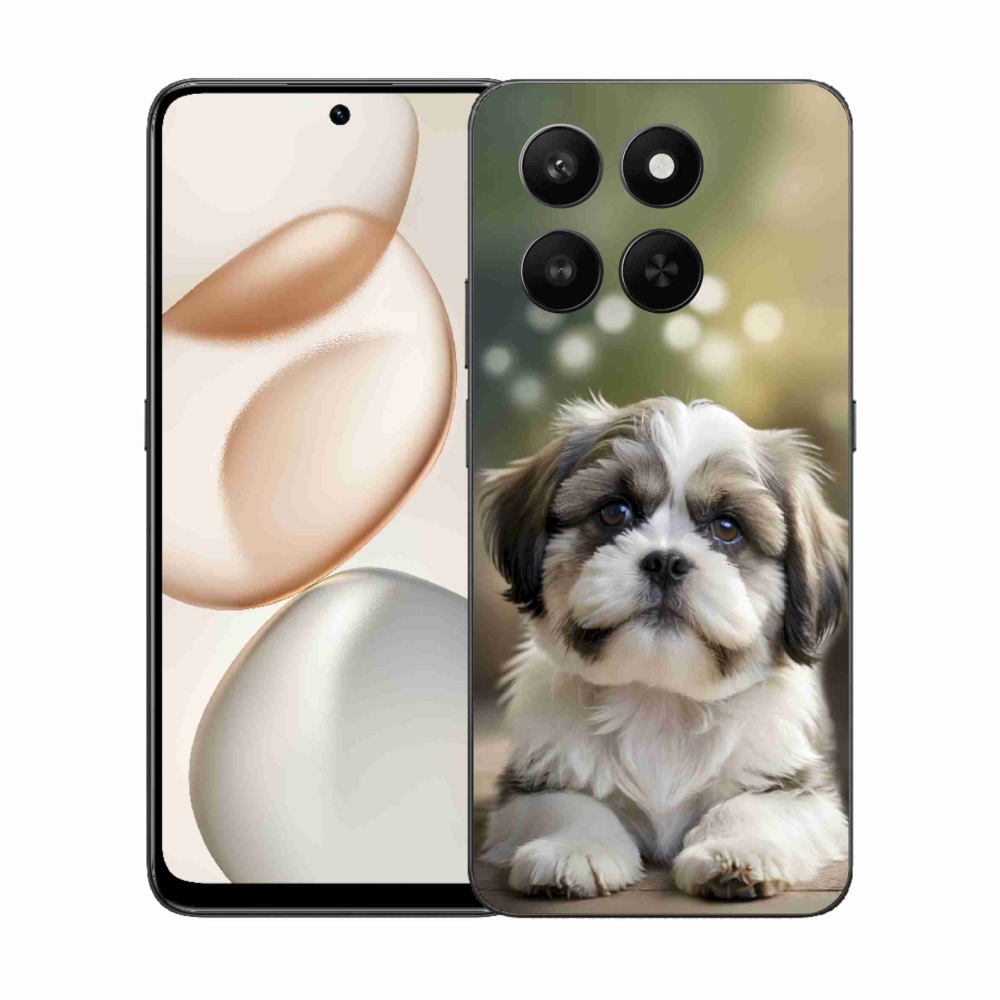 mmCase gél tok az Honor 400 Smart 5G/4G/Honor X7d készülékhez – aranyos shih-tzu