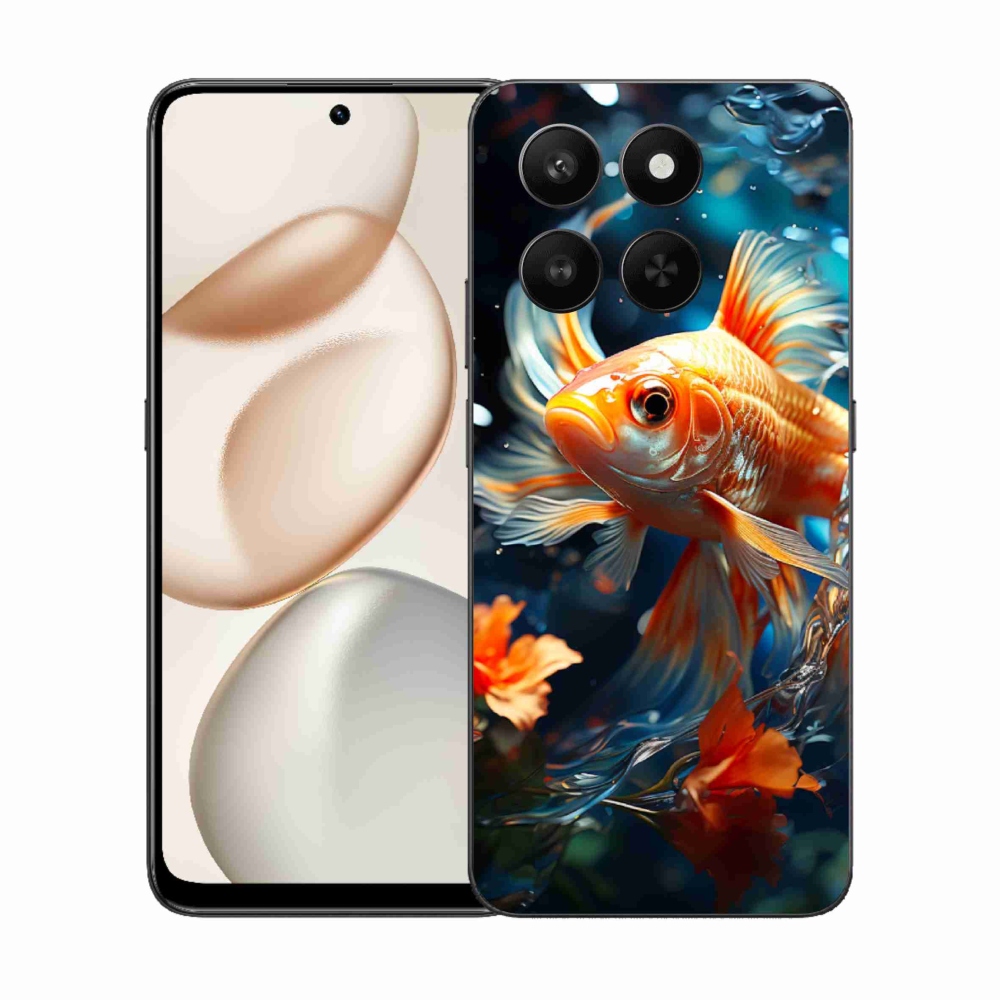 Zselés borítás mmCase a Honor 400 Smart 5G/4G/Honor X7d számára - halak