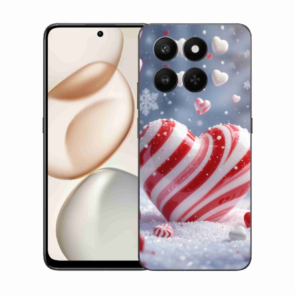 Zselés borítás mmCase a Honor 400 Smart 5G/4G/Honor X7d számára - édes szívecske