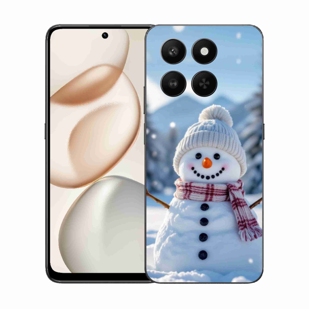 Zselés borítás mmCase a Honor 400 Smart 5G/4G/Honor X7d számára - hóember 3