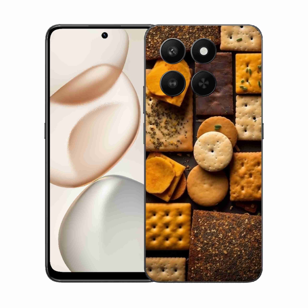 Zselés borítás mmCase a Honor 400 Smart 5G/4G/Honor X7d készülékhez - kekszek