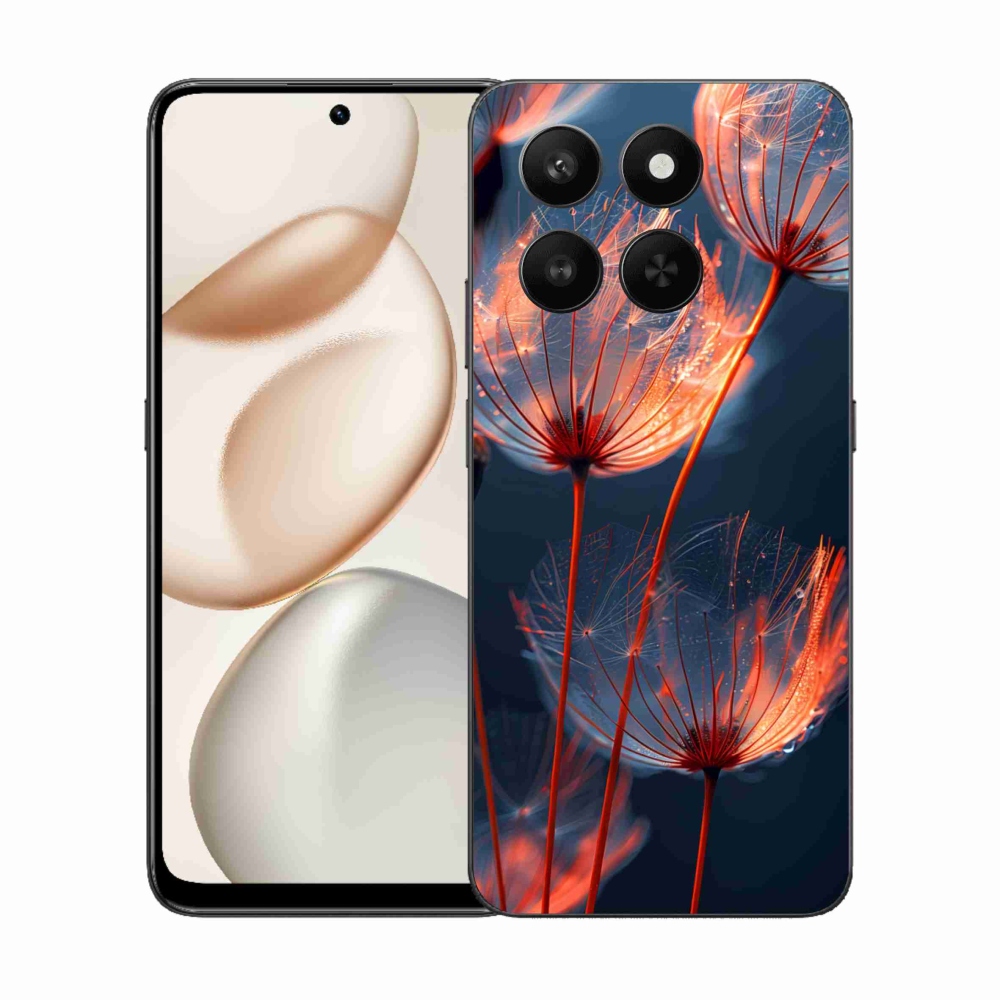 Zselés borítás mmCase a Honor 400 Smart 5G/4G/Honor X7d készülékhez - Világító pelyhek