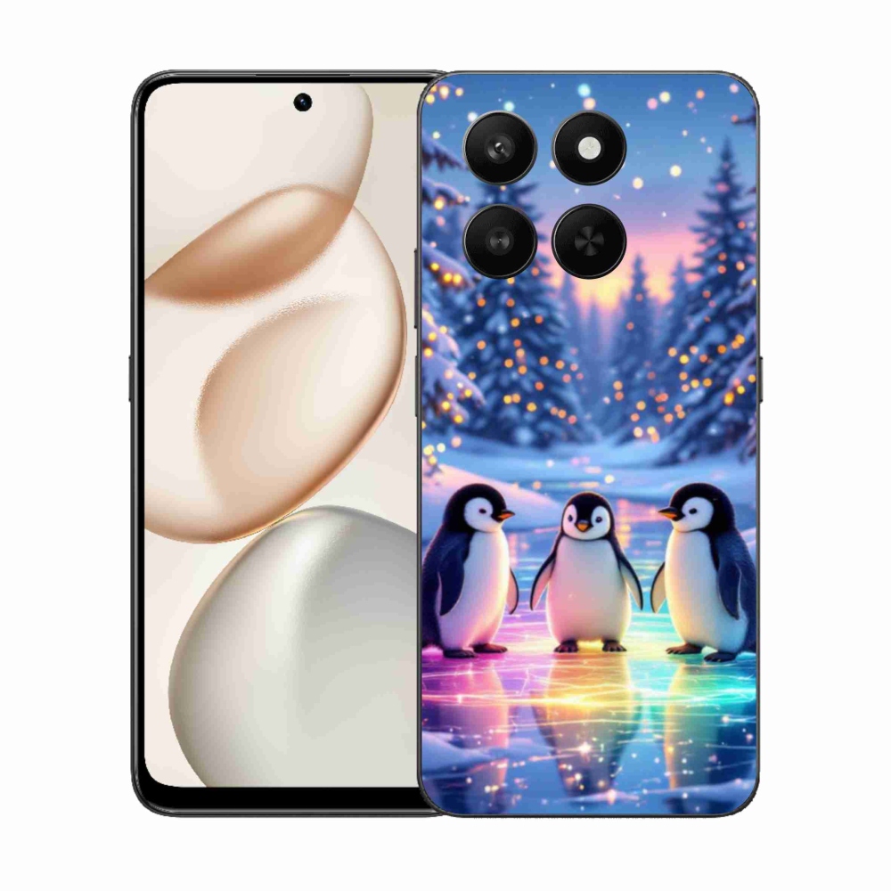 Gél borítás mmCase a Honor 400 Smart 5G/4G/Honor X7d készülékhez - Pingvinek
