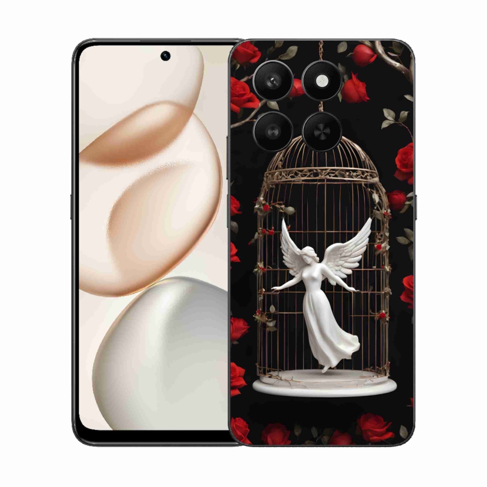 Zselés borítás mmCase a Honor 400 Smart 5G/4G/Honor X7d számára - csapdába esett angyal