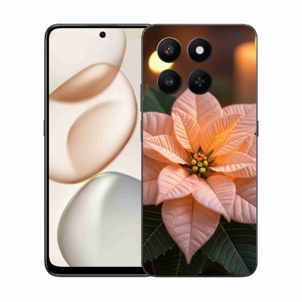 Gél borítás mmCase a Honor 400 Smart 5G/4G/Honor X7d számára - Karácsonyi csillag