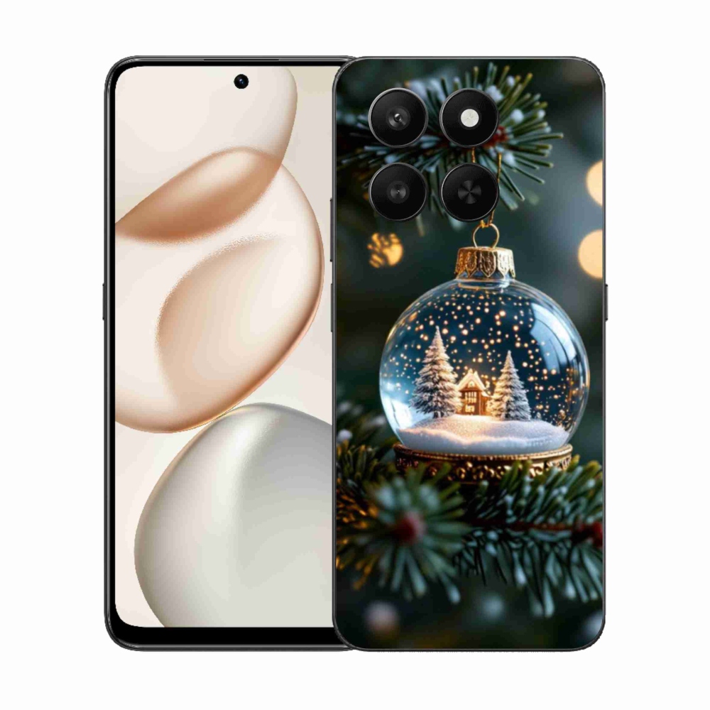 Gél borítás mmCase a Honor 400 Smart 5G/4G/Honor X7d számára - Karácsonyi gömb 2