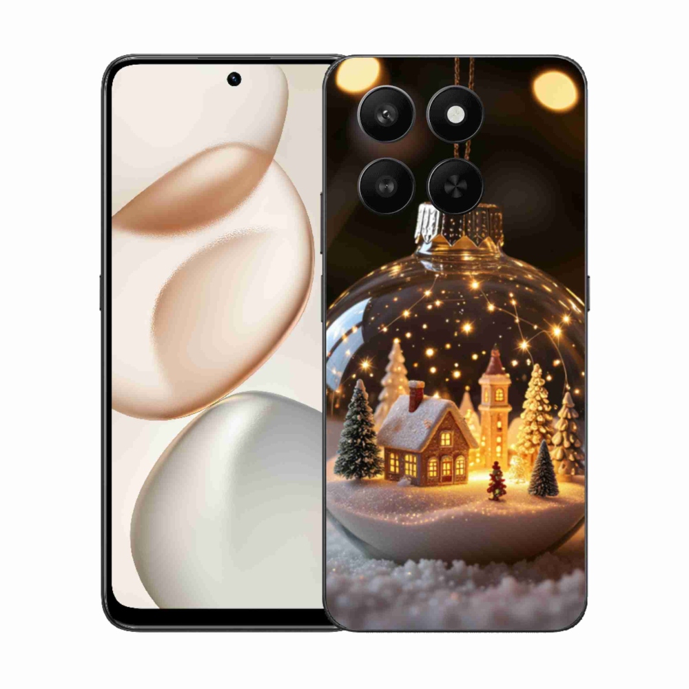 Gél borítás mmCase a Honor 400 Smart 5G/4G/Honor X7d számára - Karácsonyi gömb 3