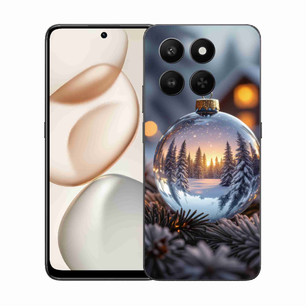 Gél borítás mmCase a Honor 400 Smart 5G/4G/Honor X7d számára - karácsonyi dekoráció