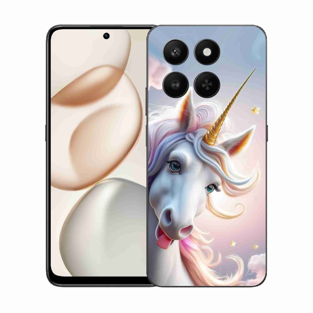 mmCase géltok az Honor 400 Smart 5G/4G/Honor X7d készülékhez – vidám egyszarvú