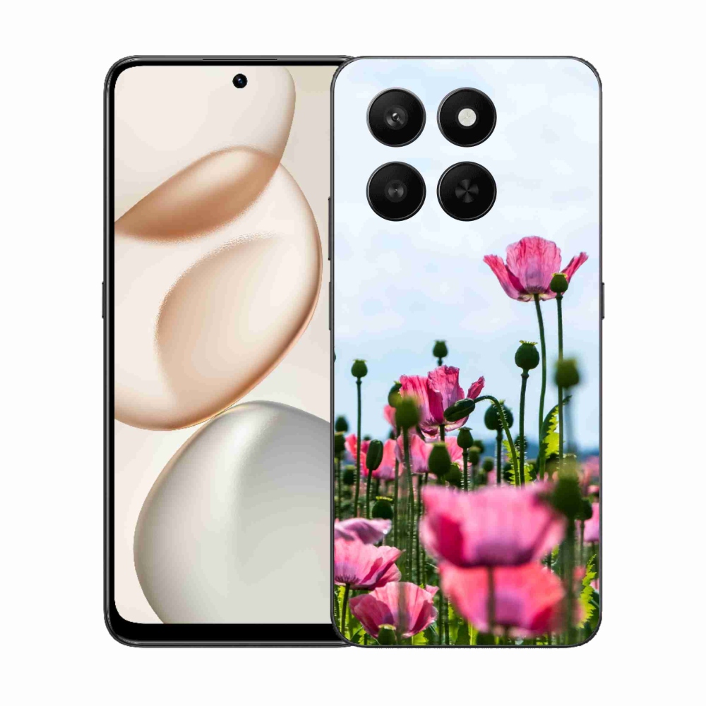 Zselés borítás mmCase a Honor 400 Smart 5G/4G/Honor X7d készülékhez - mákos színű