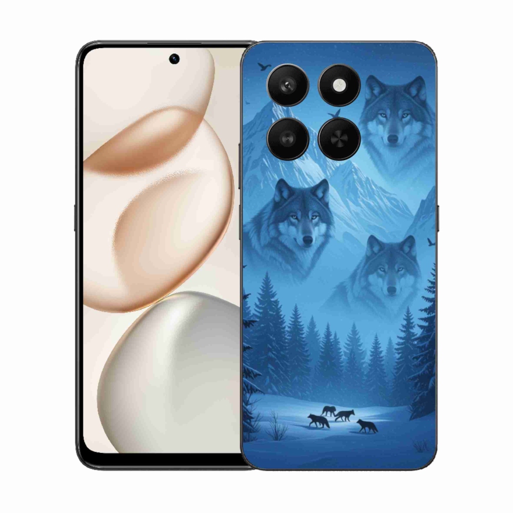 Zselés borítás mmCase a Honor 400 Smart 5G/4G/Honor X7d készülékhez - farkas csomag