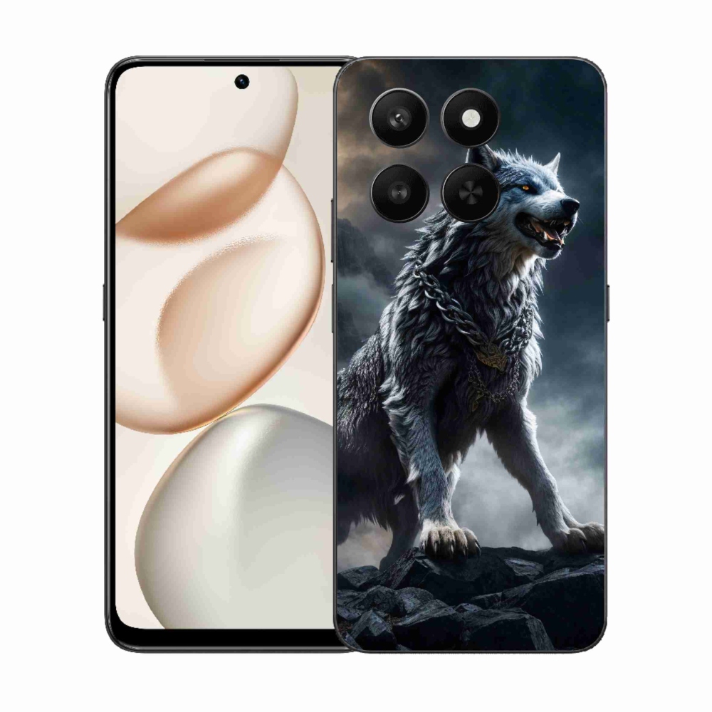 Zselés borítás mmCase a Honor 400 Smart 5G/4G/Honor X7d készülékhez - farkas 1