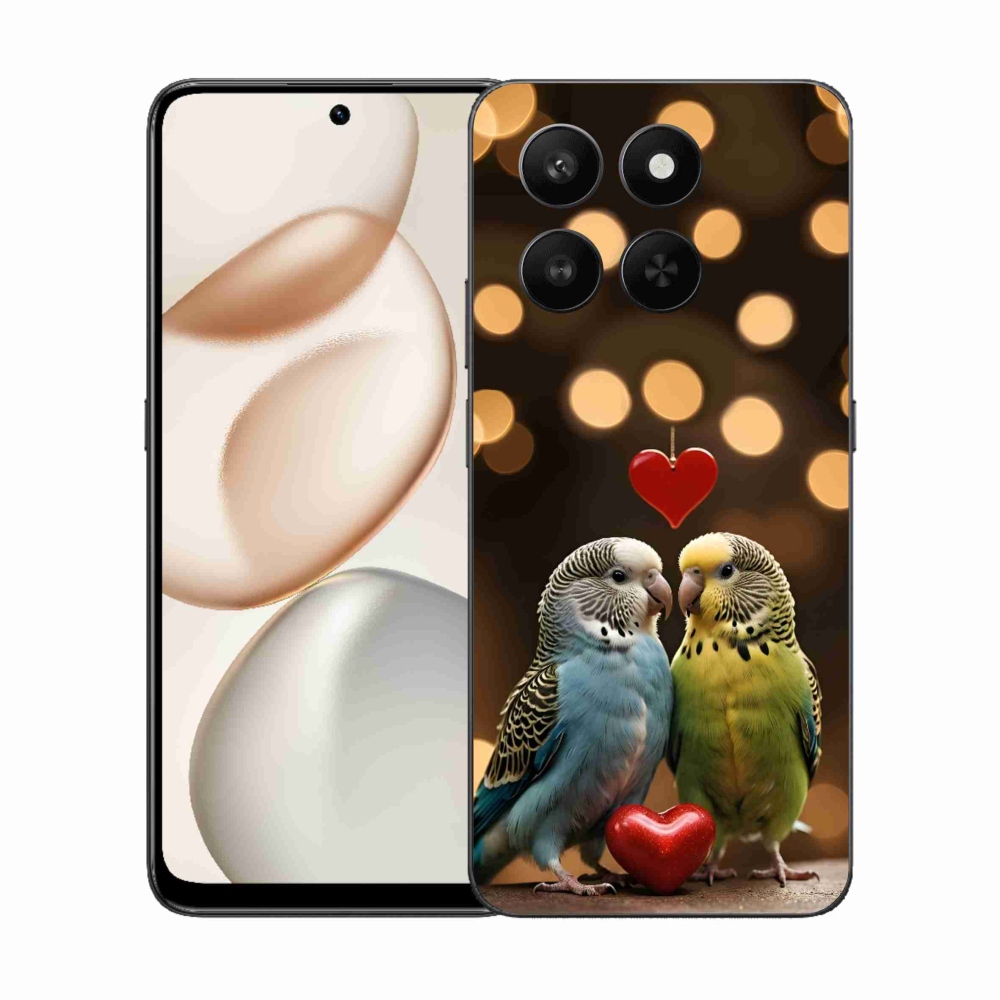 mmCase géltok az Honor 400 Smart 5G/4G/Honor X7d készülékhez – szerelmes papagájok