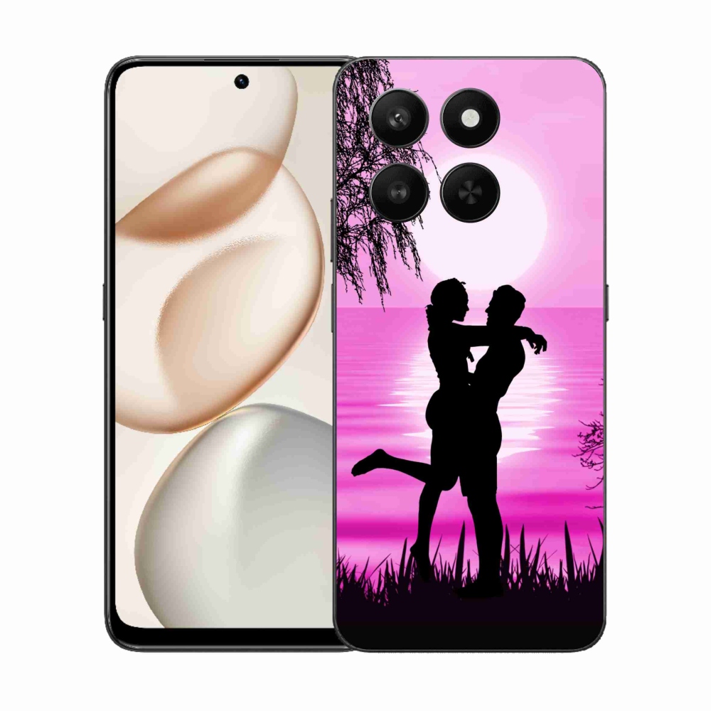 Zselés borítás mmCase a Honor 400 Smart 5G/4G/Honor X7d számára - naplemente