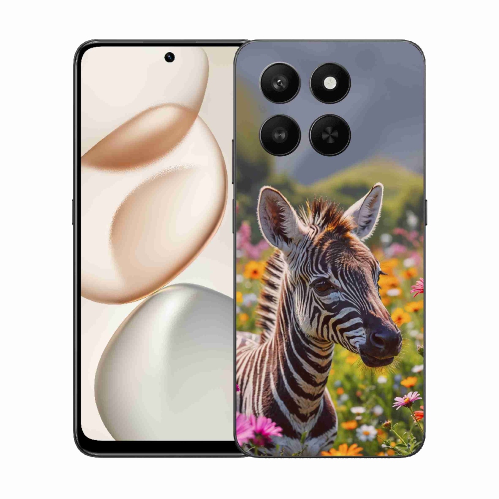 mmCase géltok az Honor 400 Smart 5G/4G/Honor X7d készülékhez – zebra a réten