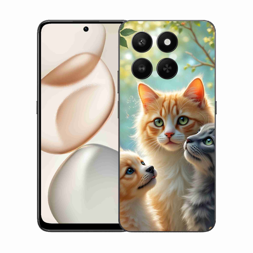 Gél borító mmCase a Honor 400 Smart 5G/4G/Honor X7d számára - Állati barátság 2