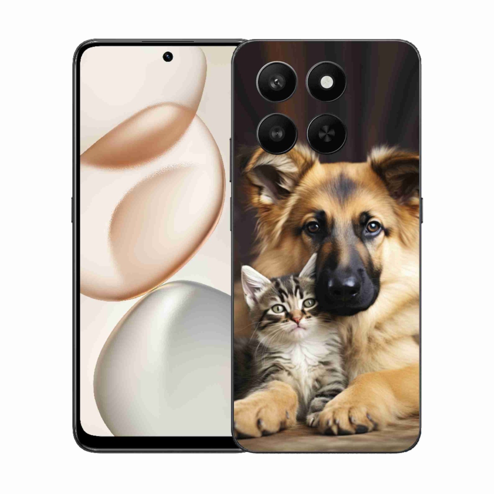 Zselés borítás mmCase a Honor 400 Smart 5G/4G/Honor X7d számára - állatbarátság