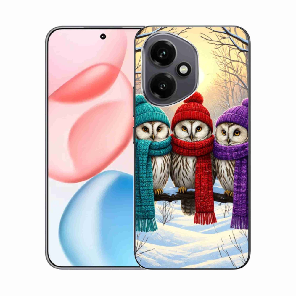 Zselés borító mmCase a Honor 400-hoz - bagoly barátok