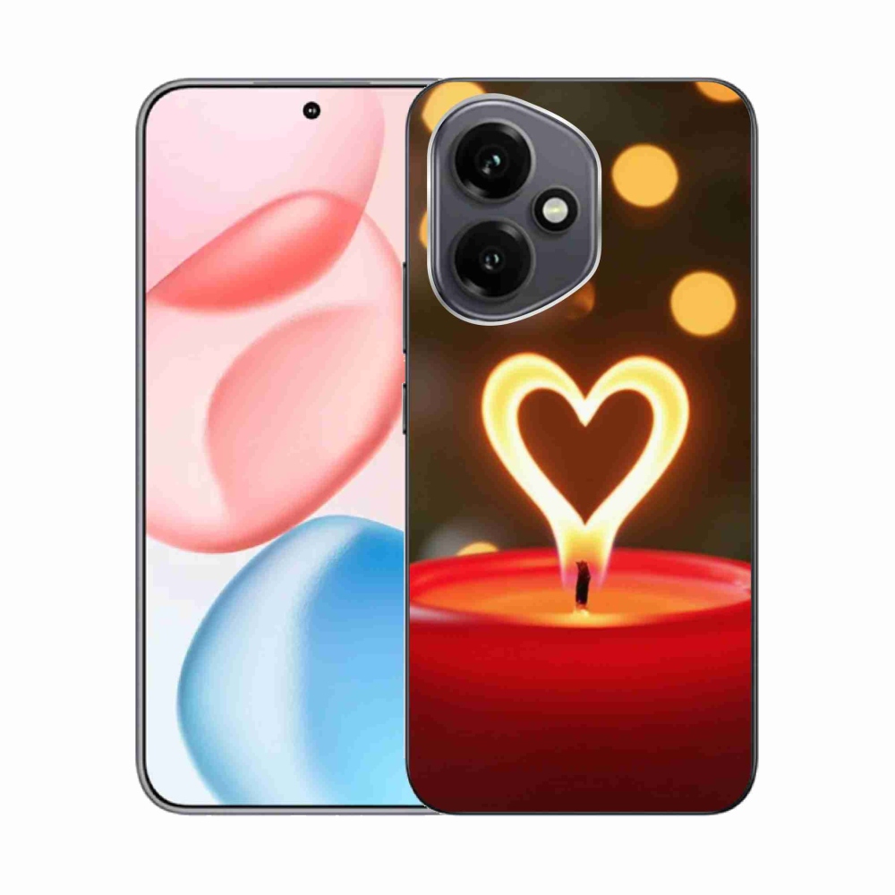 Zselés borítás mmCase a Honor 400-hoz - a láng szíve